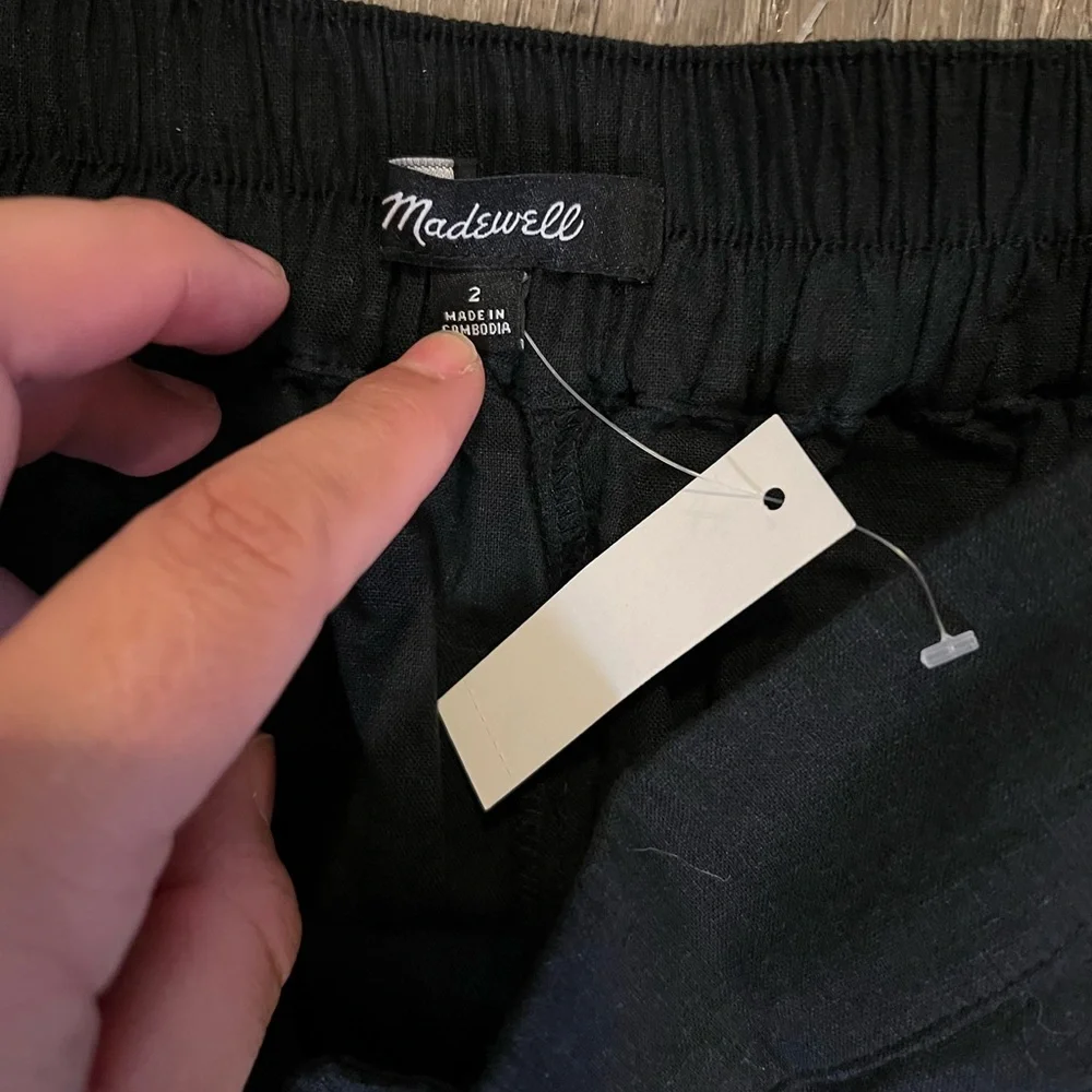 Madewell Pull-On Straight Crop Pant - Picture 5 of 10